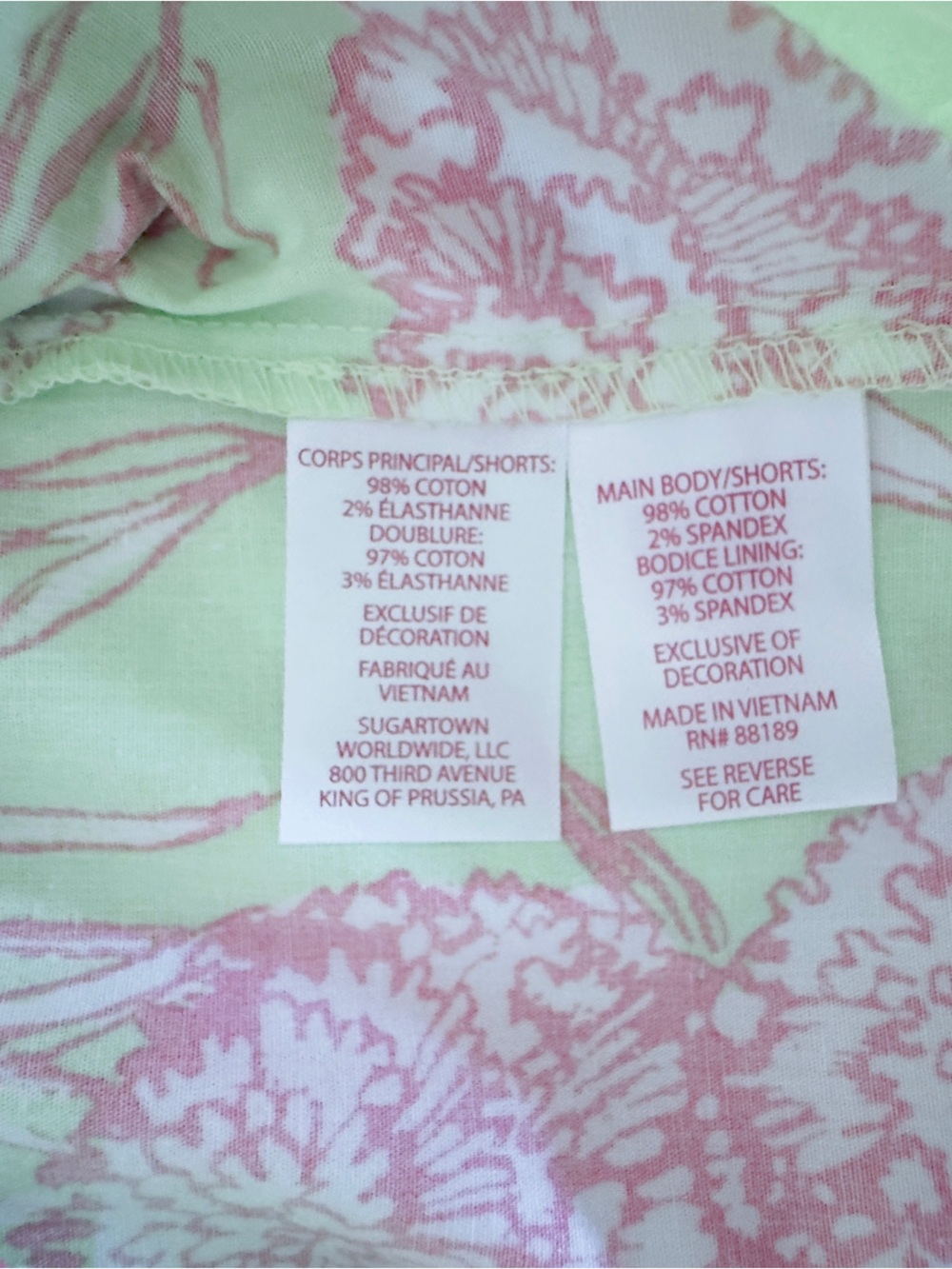 Lilly Pulitzer Elanie Skirted Shift Romper in Pistachio Macaron Alina. Size 12 - Picture 13 of 16